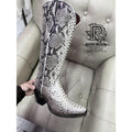 PYTHON NATURAL WESTERN WOMEN BOOTS BY IRON SPUR