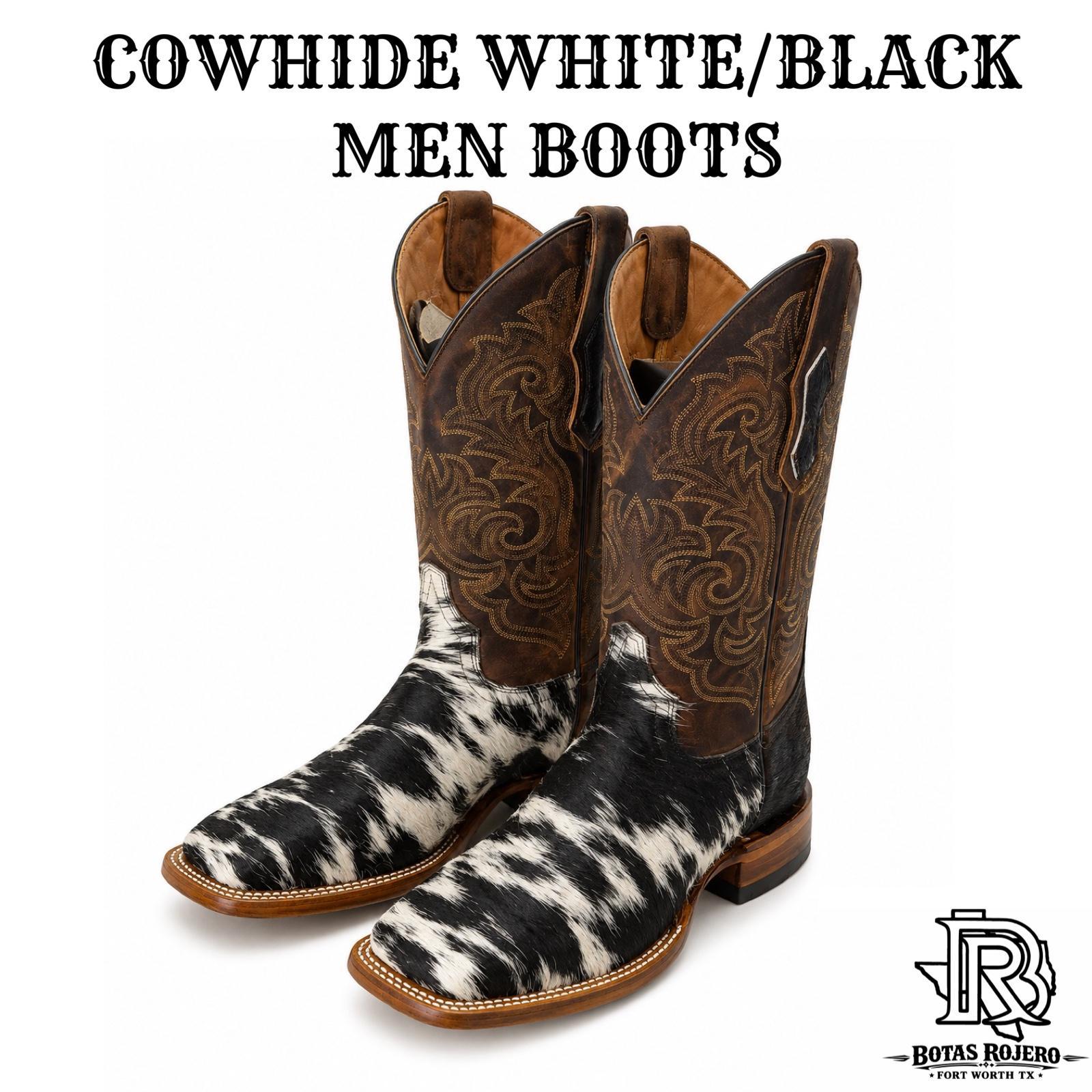 “ Dean “ | MEN SQUARE TOE WESTERN BOOTS COWHIDE  PRO3008
