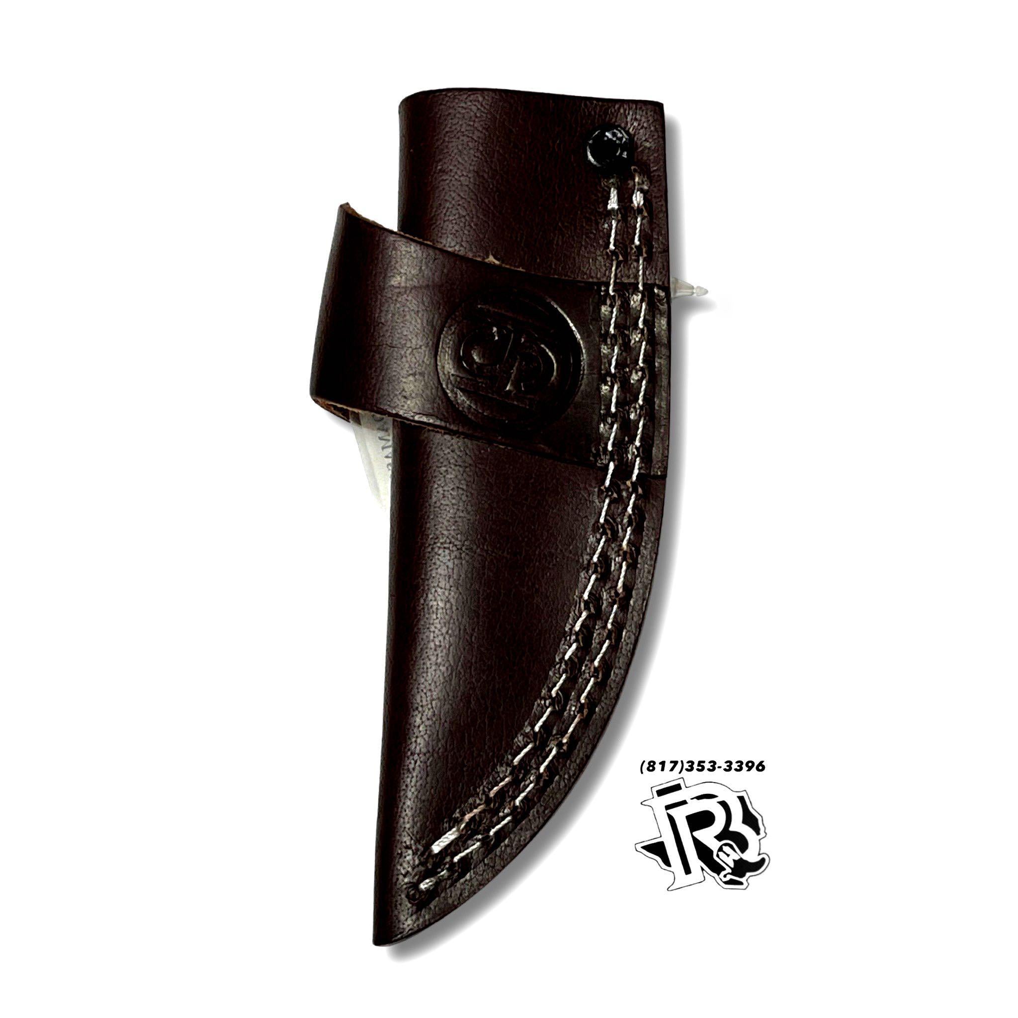 “ Elias  “ | DAMASCUS KNIFE BONE HANDLE KNIFE CSH-BO