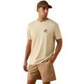 ARIAT MEN’S RIDE EM COWBOY NATURAL TEE |10071199