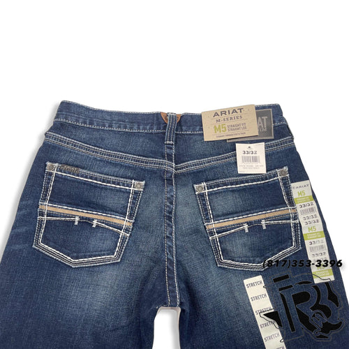 ARIAT JEAN STRAIGHT LEG (SLIM FIT) | MENS JEANS DARK WASH 10032088 M5