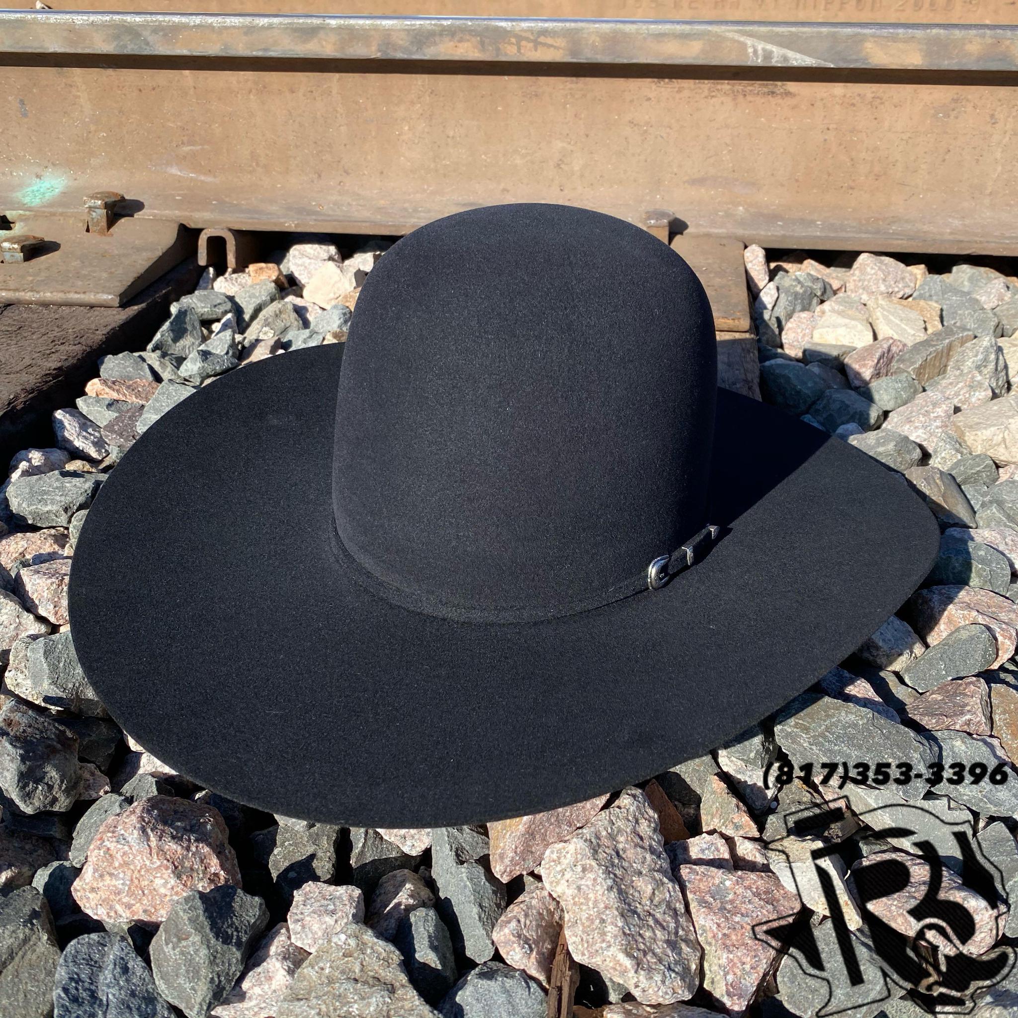 7X BLACK | RODEO KING FELT COWBOY HAT