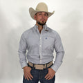 Ariat Men’s Santos Fitted Cream long sleeve shirt | 10062245