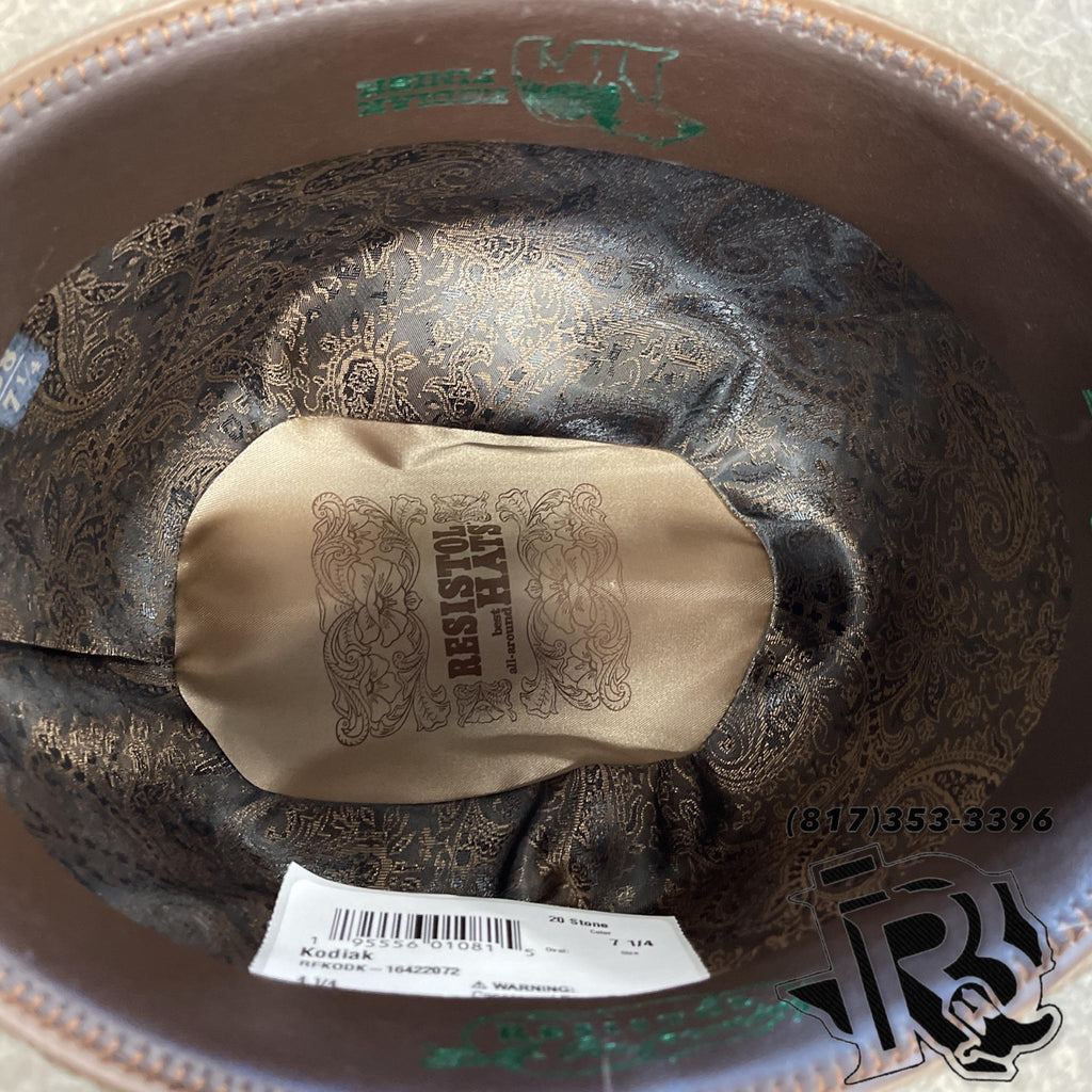 8X STONE GRIZZLY | RESISTOL FELT COWBOY HAT KODIAK