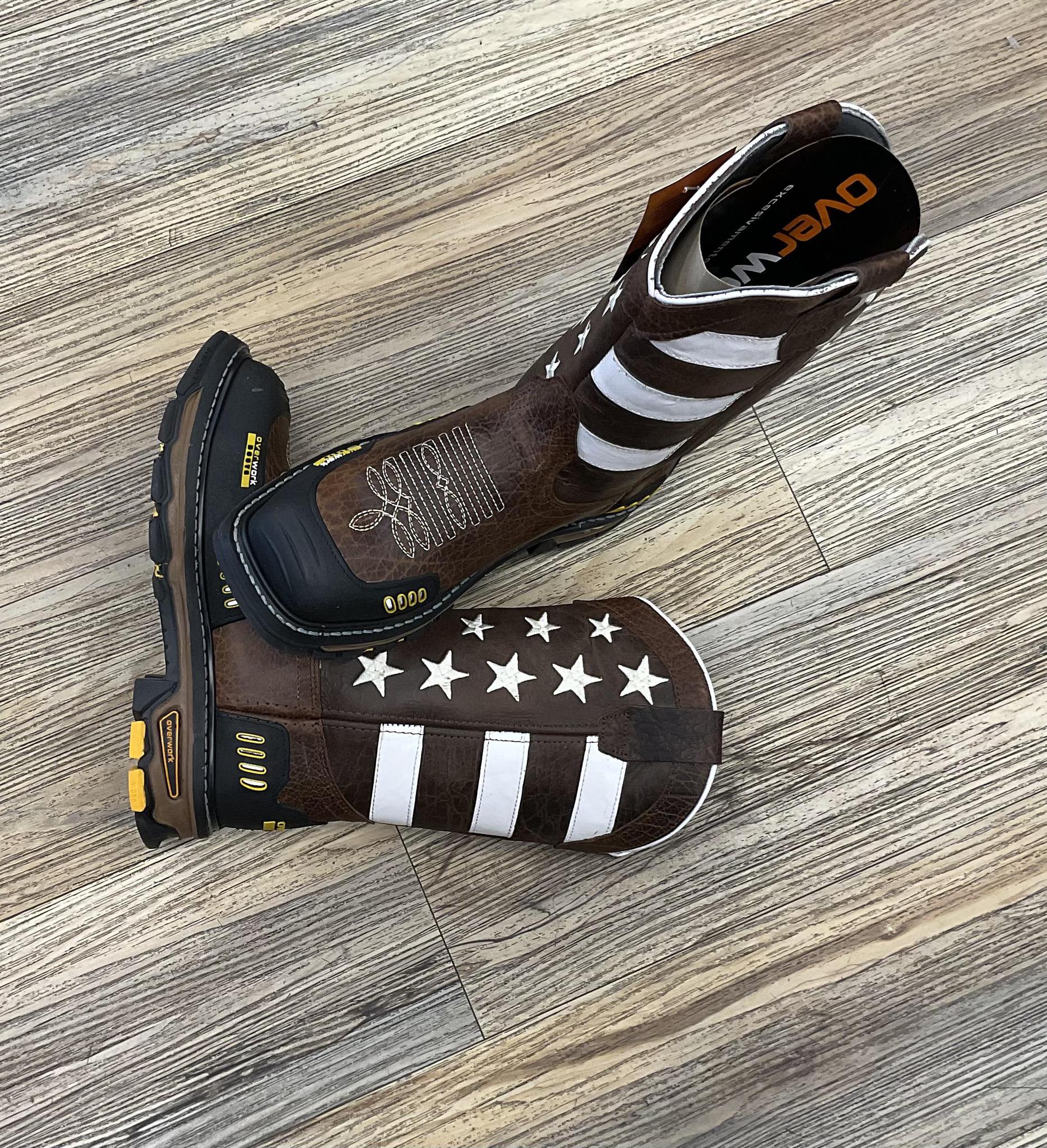 ‘’SHOULDER’’ CAFE STEEL TOE WORK BOOTS