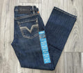 ROCK & ROLL MEN’S SLIM FIT STRAIGHT BOOT DARK VINTAGE JEANS |BM1RD08587