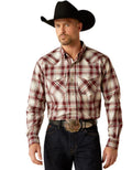 MENS ARIAT PRO WALT RED SNAP LONG SLEEVE SHIRT | 10053913