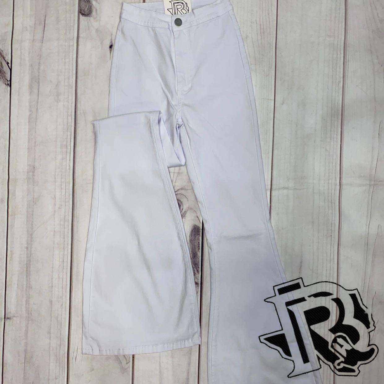 JO WHITE BELL BOTTOMS