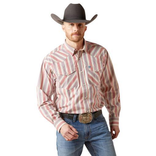 ARIAT MEN’S CREAM PRO FLYNN SNAP LONG SLEEVE SHIRT| 10065783