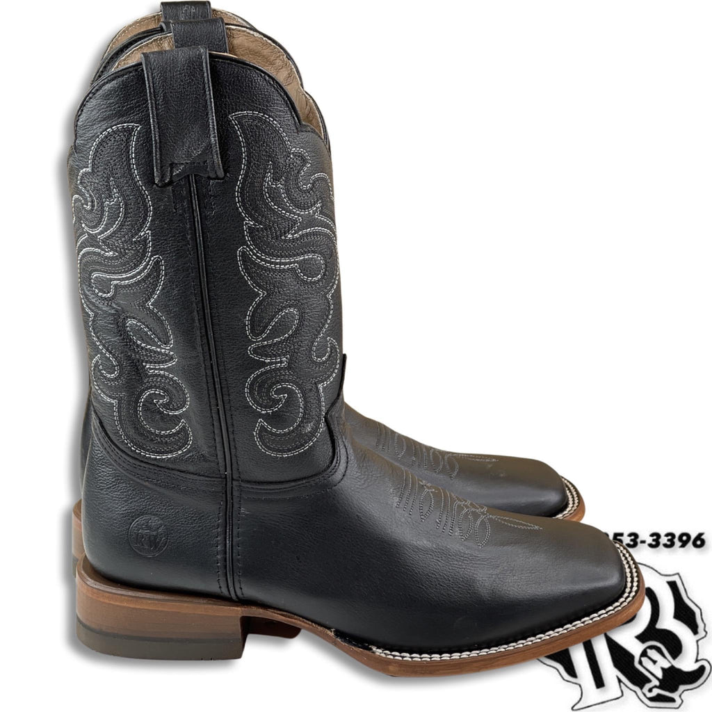 Leather Square Toe | Black Men Square Toe Boot