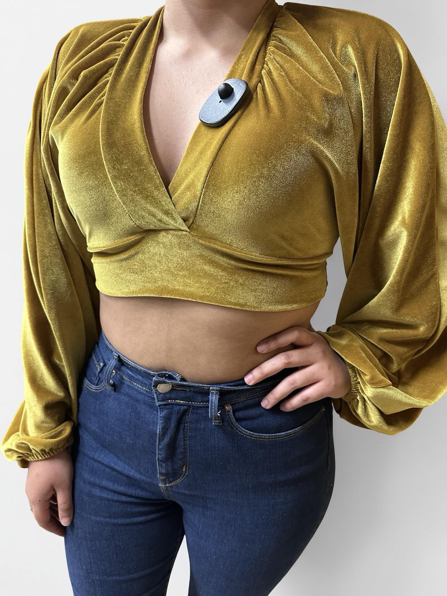 JENNY VELVET GOLD TOP