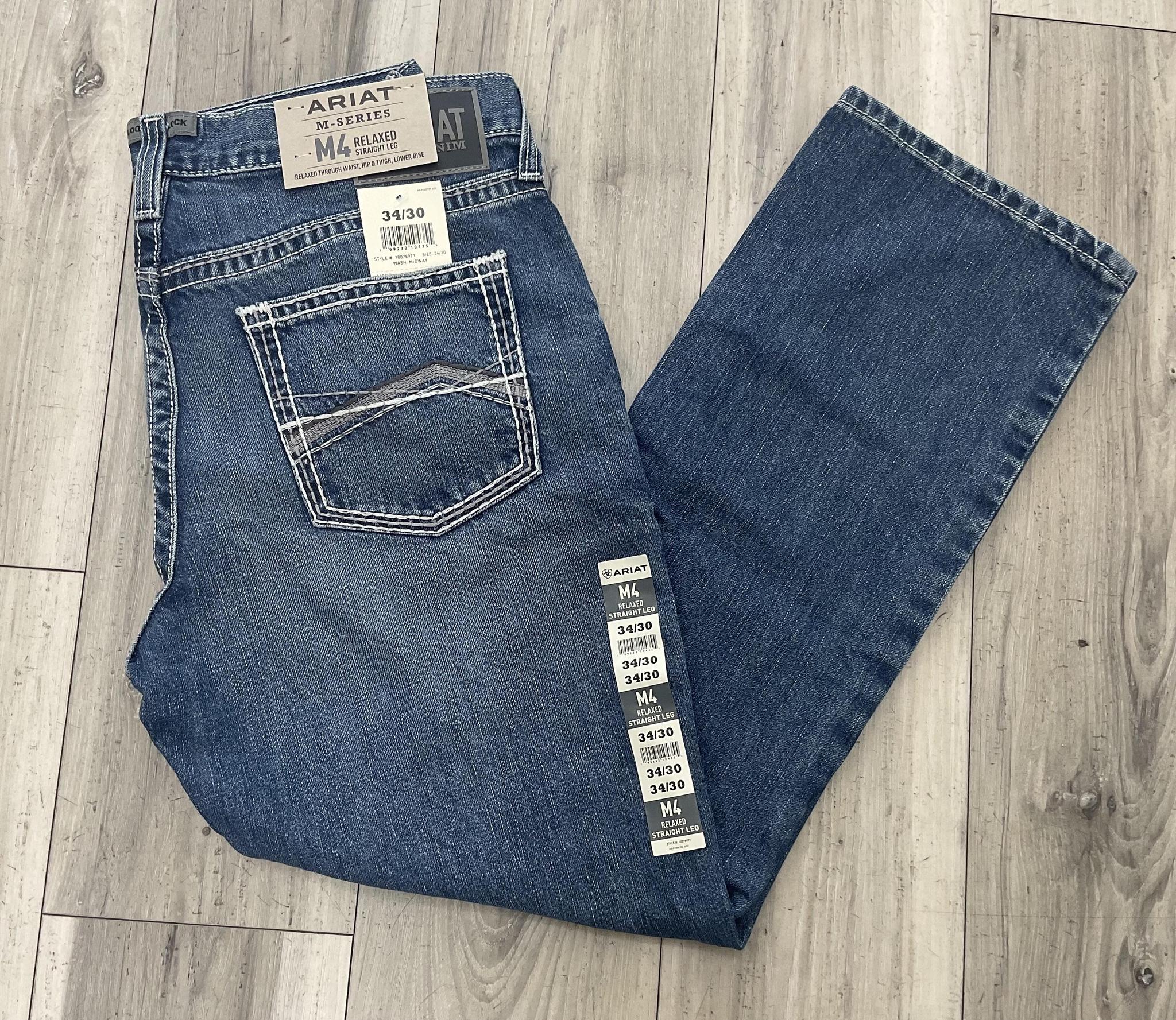 ARIAT MEN’S M4 RELAXED STRAIGHT LEG  JEANS | 10078971