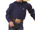 CINCH BOY’S LONG SLEEVE ROYAL SHIRT | MTW7060412