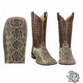 “ Steven “ | ORIGINAL RATTLESNAKE MEN SQUARE TOE WESTERN BOOTS  style# 4542