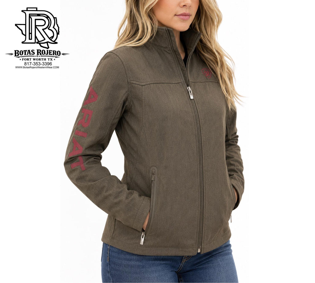 “ Emily “ | WOMEN ARIAT JACKET BROWN SOFT SHELL 10041282