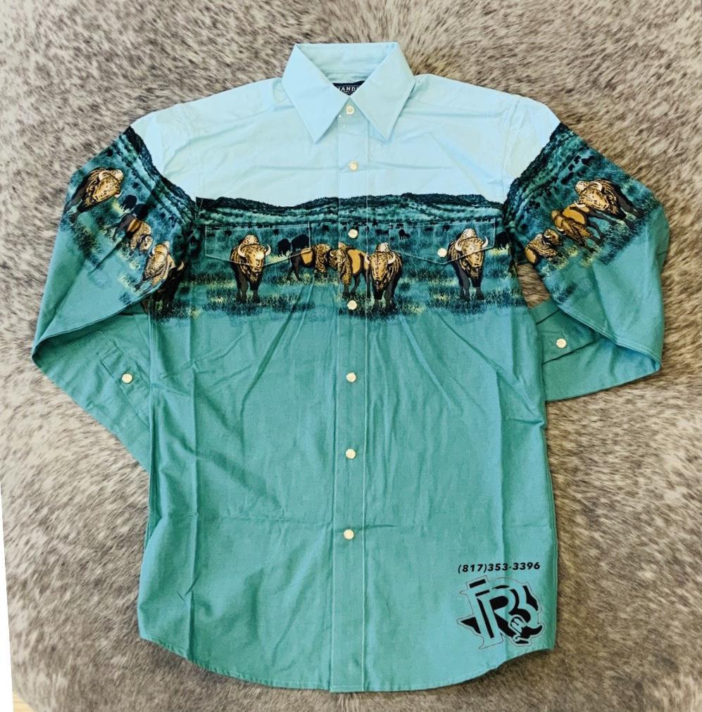 ROCK & ROLL MENS 2PKT BUFFALO BORDER SPAN ESMERALD | SMN2S02452