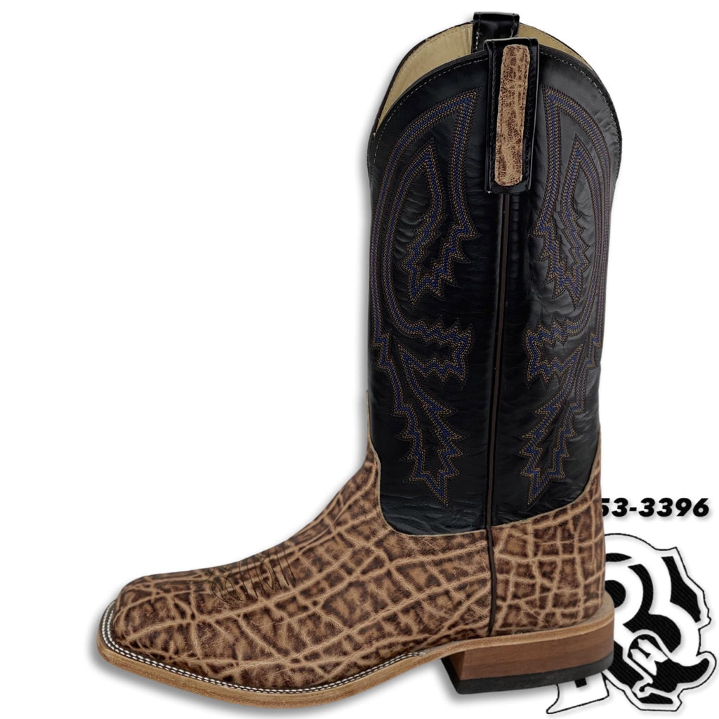 “ Chisholm “ ELEPHANT TAN  ANDERSON BEAN MEN SQUARE TOE WESTERN BOOTS