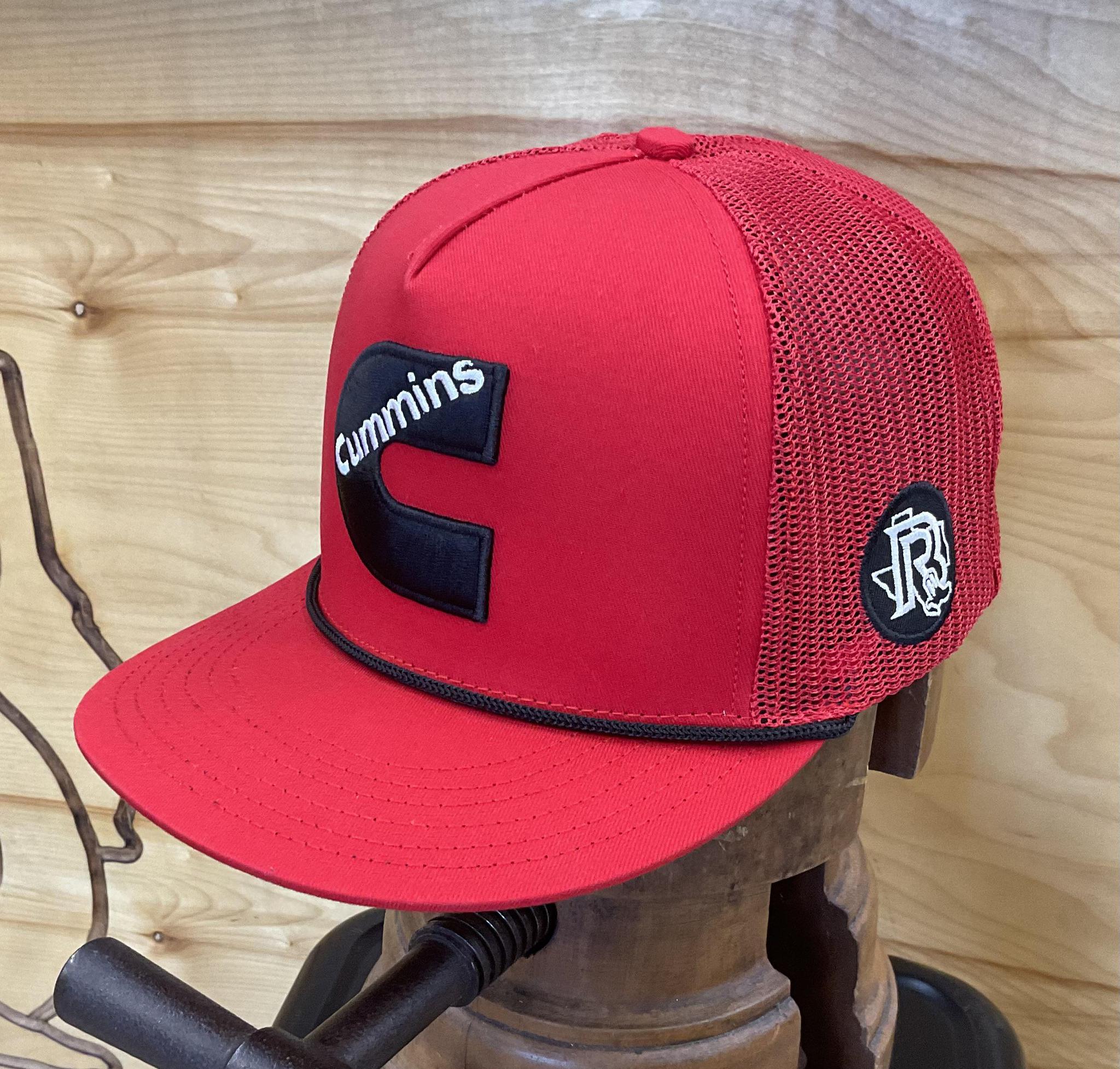 ‘’GERMAN’’ |CUMMINS RED TRUCKER CAP