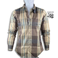 “ Eduardo “ | MEN LONG SLEEVE SHIRT BROWN BUTTON UP