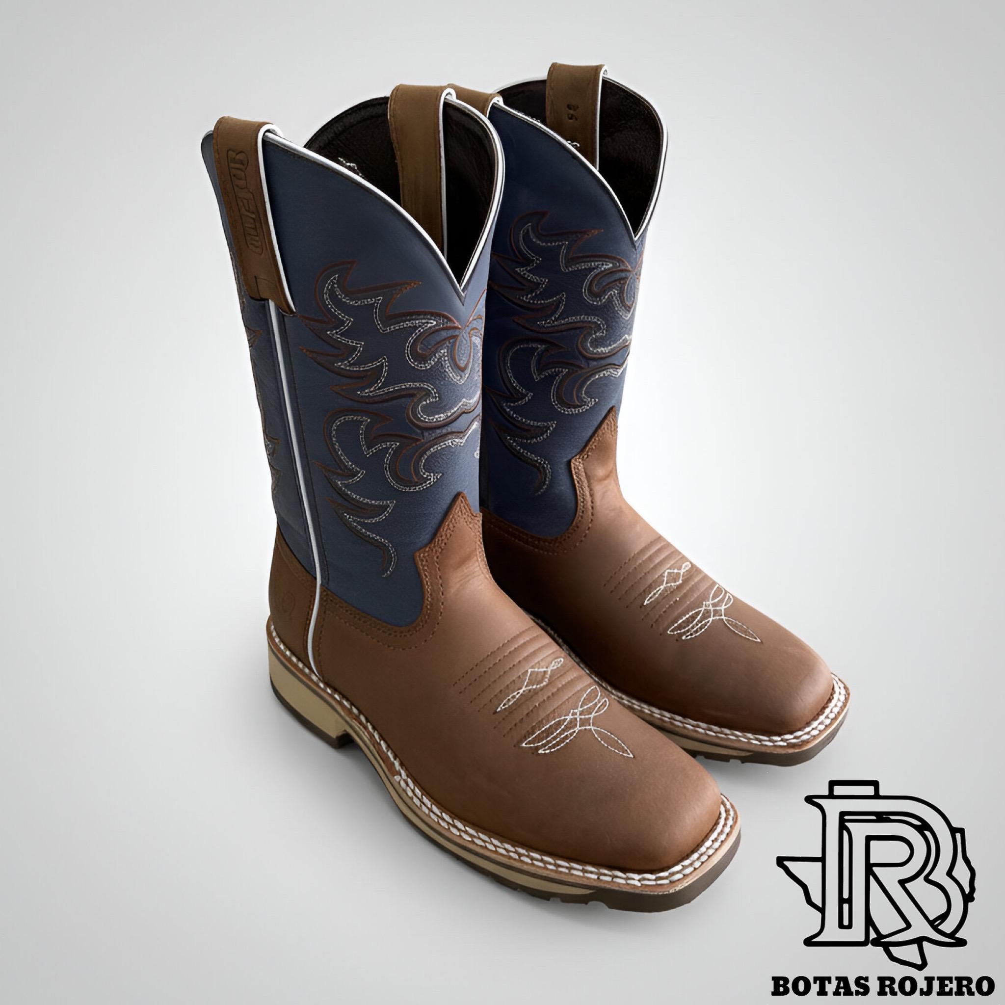 NO STEEL TOE | BLUE TOP MEN SQUARE WORK BOOTS