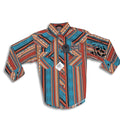 “ Calico “ | BOYS KIDS LONG SLEEVE WESTERN SHIRT CARIBBEAN RRBSOSRZ0Y