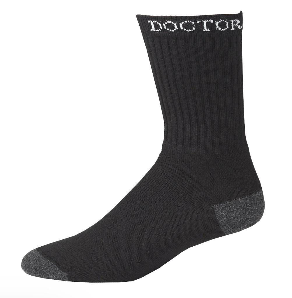 Boot Doctor Men's Super Crew Black 3 Pack Boot Socks |0498001