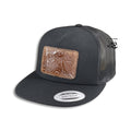 “ Tooled “ | BR WESTERN TRUCKER CAP BLACK