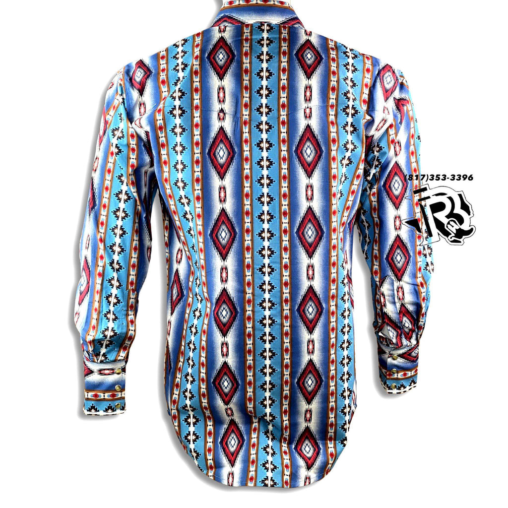 “ Bandera “ | MEN WESTERN SOUTH WESTERN DESIGN LONG SLEEVE SHIRT  112316688