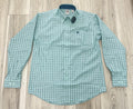 CINCH MEN’S TURQUOISE LONG SLEEVE SHIRT |MTW1106167