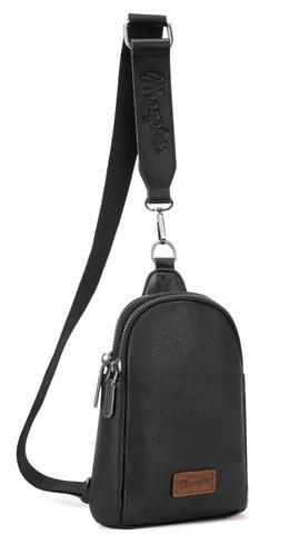 Wrangler Sling Bag/Crossbody/Chest Bag - Black