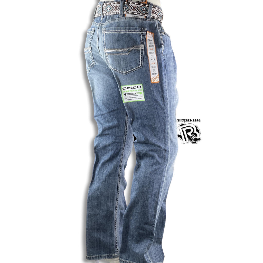 BOOT CUT | CINCH IAN MEN’S JEANS  LIGH WASH MB51936001IAN