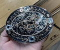‘’JOE ’’  OVAL COWBOY PRAY BUCKLE