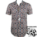 PATRIOTIC AZTEC PRINT | SHORT SLEEVE SHORT B1S5086