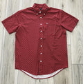 CINCH MEN’S SHORT SLEEVE ARENAFLEX RED SHIRT | MTW1704172