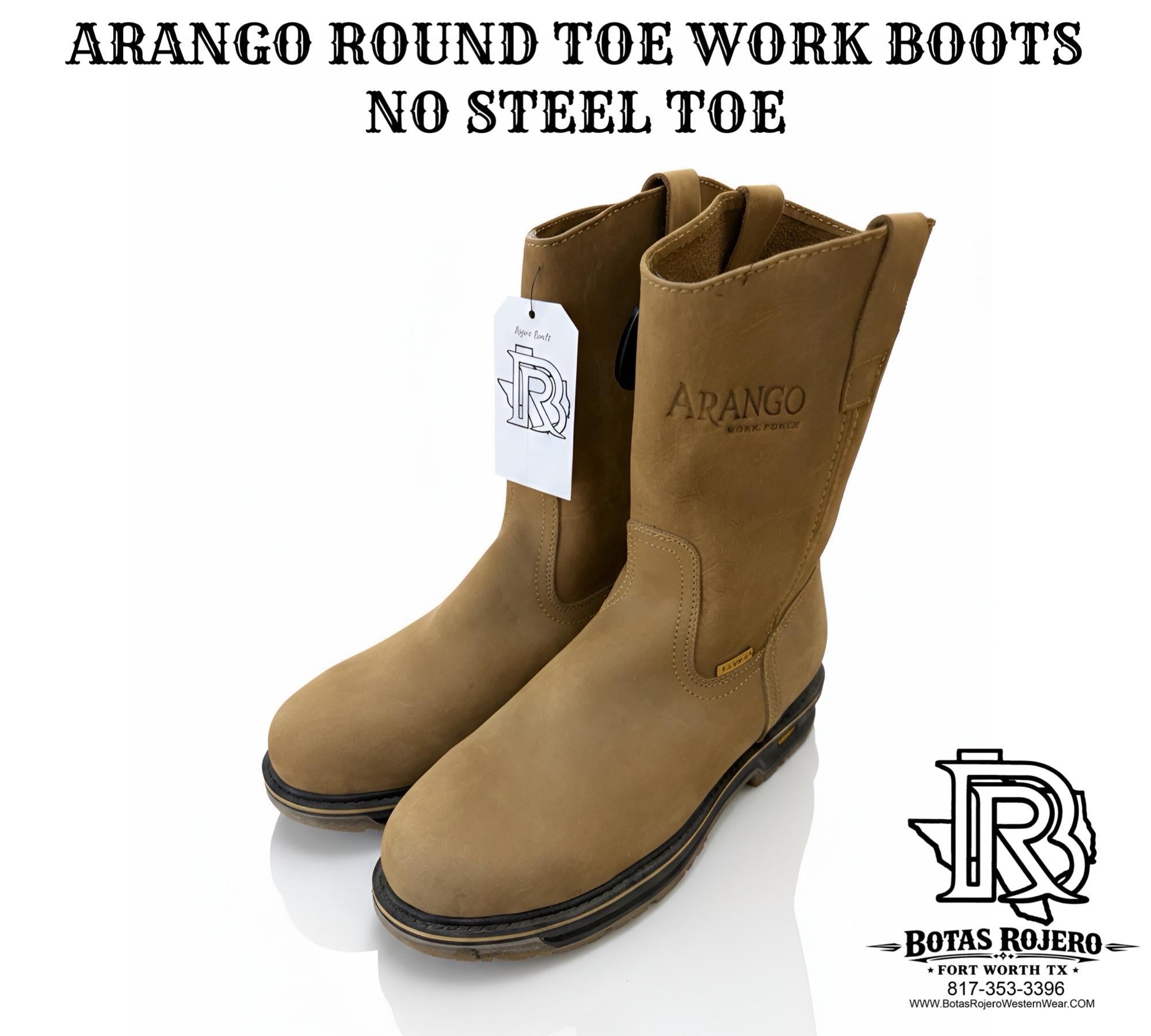NO STEEL TOE | ARANGO ROUND TOE WORK BOOTS