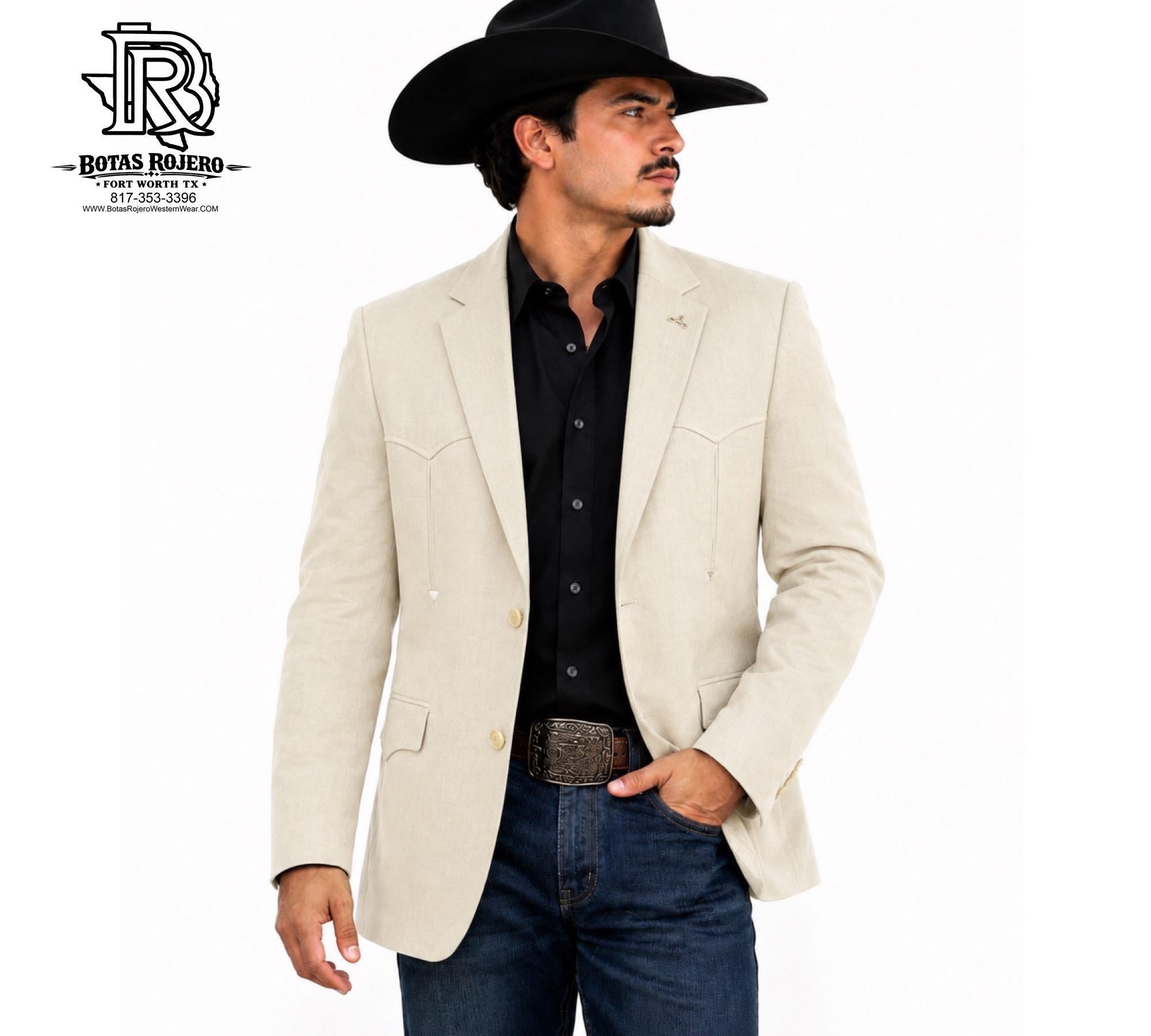 “  The Dalton “ MENS BEIGE Sport Coat Suede Western  LW10523 By Platini