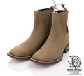 BOTIN CHARRO COLOR CAFE NOBUCK PUNTA CUADRADA