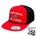 WHISKEY BENT CAPS | “ WAYLON “ RED BLACK