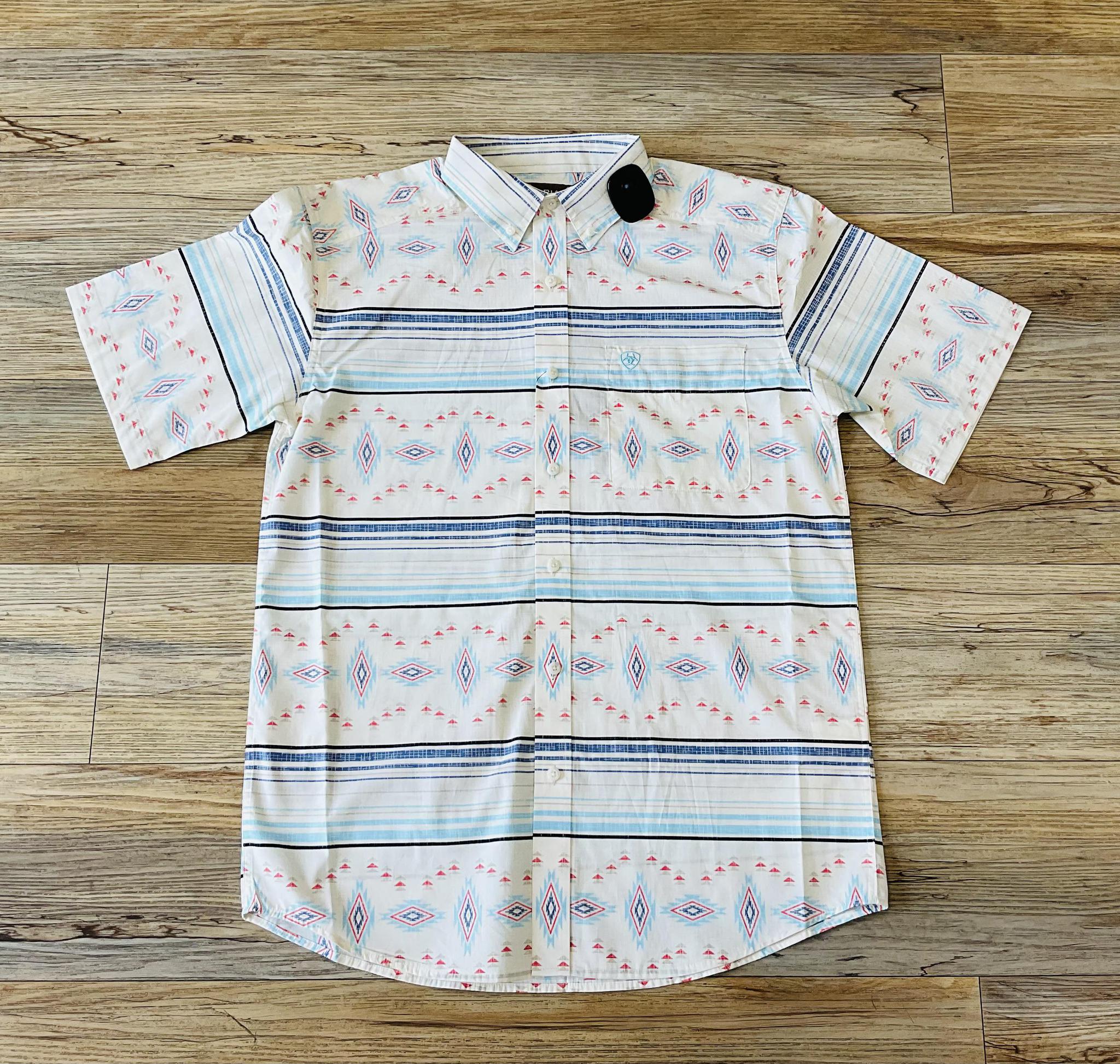 MENS ARIAT KODA SHORT SLEEVE SANDSHELL SHIRT | 10048403