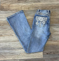 “ ISABELLE “ | Girls Western Jeans Stone rhinestone |A1066-PBK