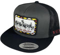‘’CHARLES’’ MENS VEXIL AMERICAN RANCHER CHECKING COWS BLACK/CHARCOAL