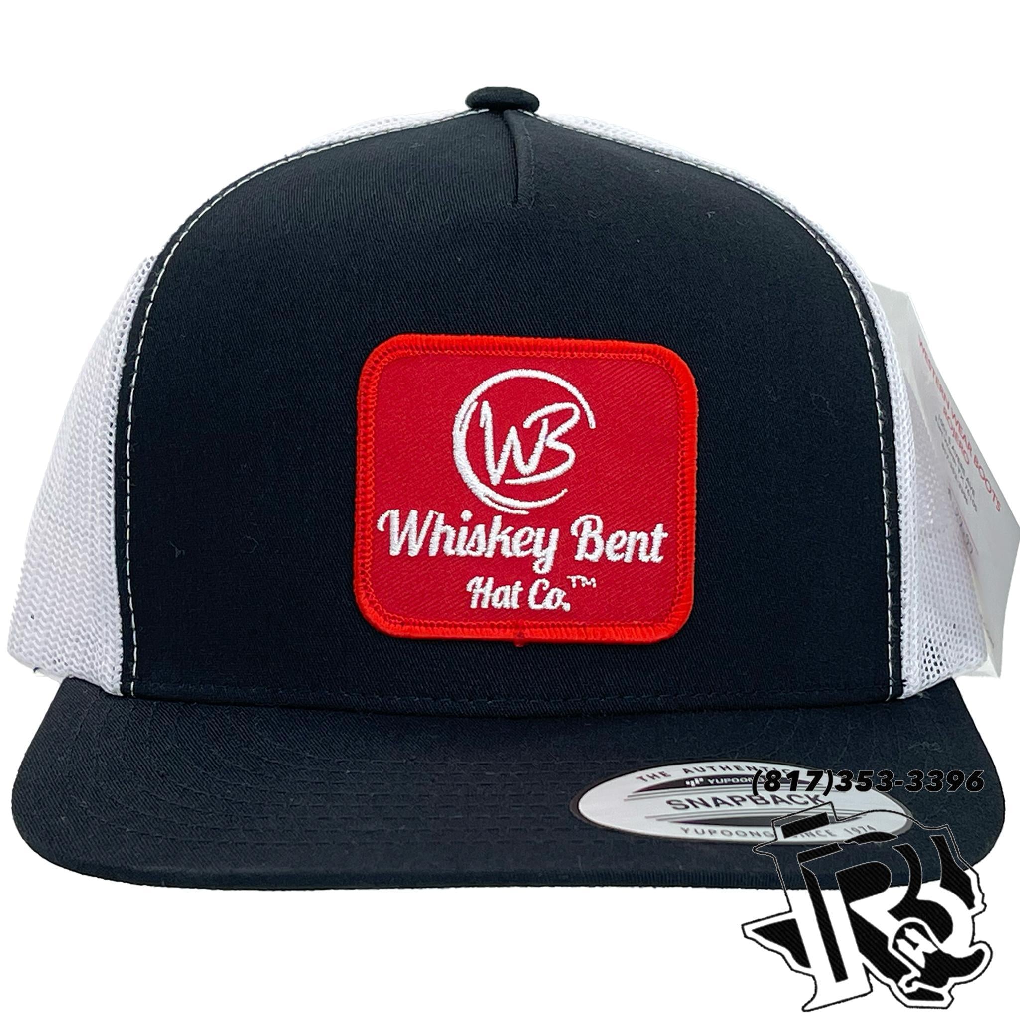 WHISKEY BENT HAT CO | OLD SCHOOL BULL HEAD BLACK/WHITE CAP