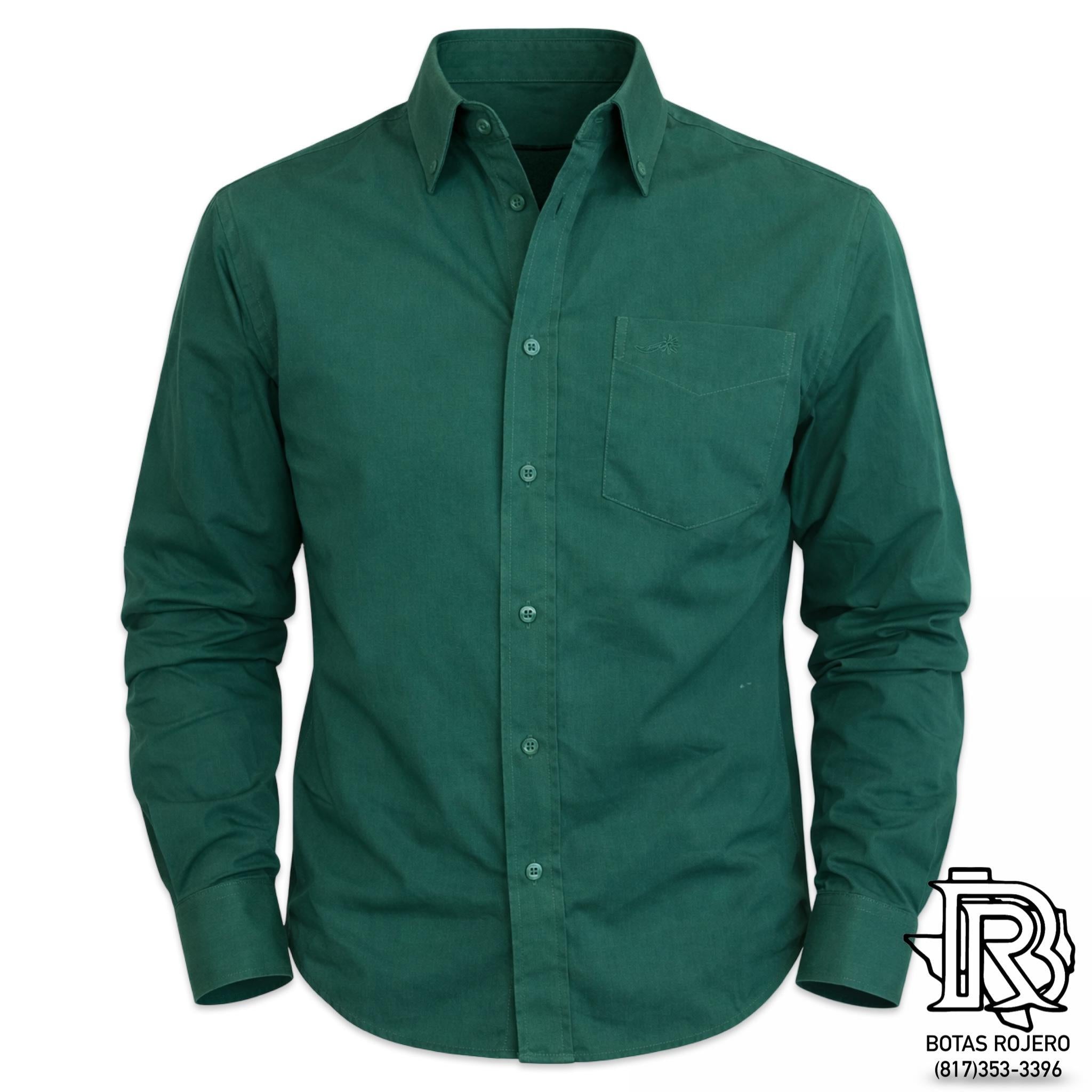 G09L | HUNTER GREEN | IRON SPUR | MEN WESTERN SHIRT