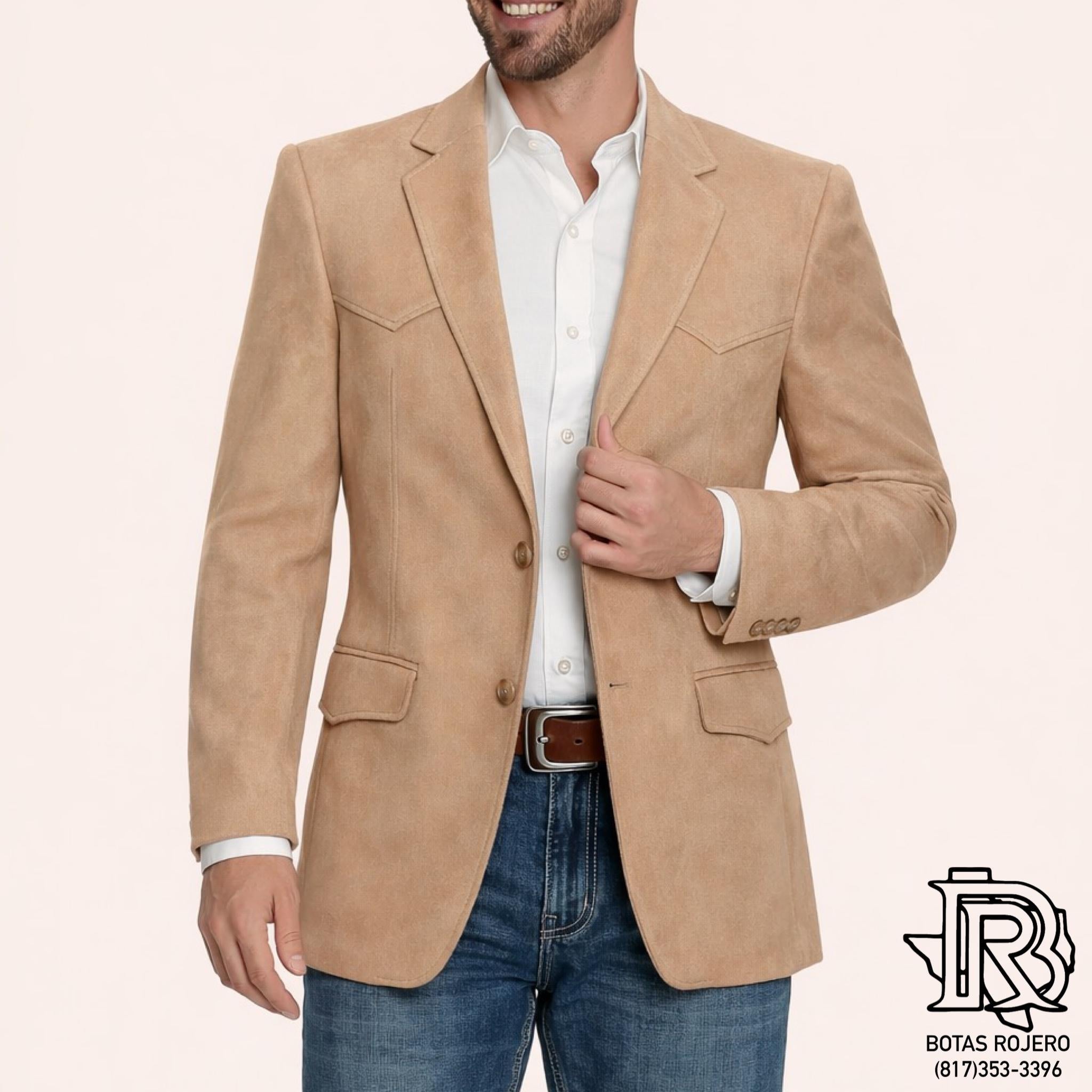 KHAKI | SPORTCOAT | IRON SPUR | MEN WESTERN BLAZER
