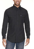 Wrangler Men's BLACK Classic Fit Performance Long Sleeve Shirt|112323744