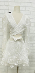 ‘’LINA’’ 2 PC SET DRESS ROMPER