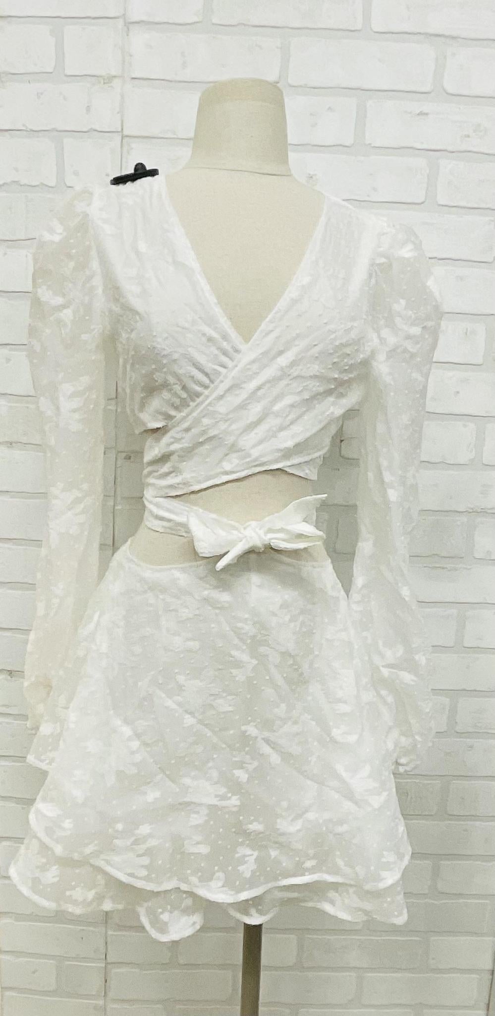 ‘’LINA’’ 2 PC SET DRESS ROMPER