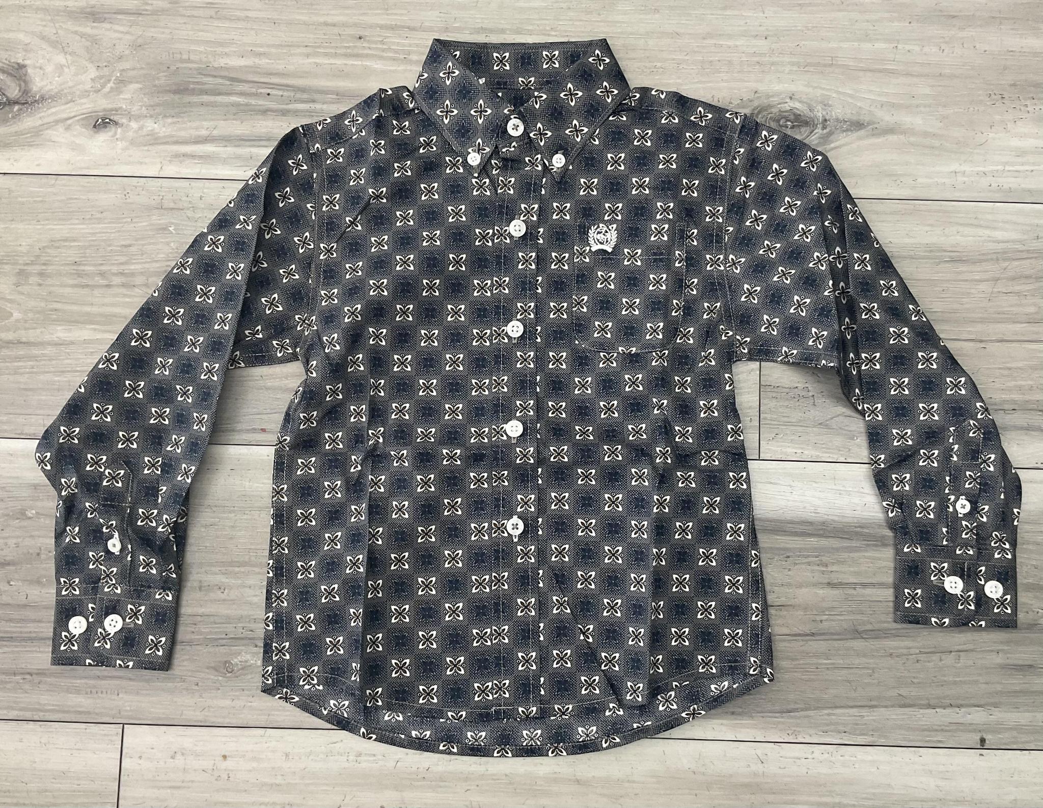 CINCH TODDLERS KHAKI LONG SLEEVE SHIRT| MTW7061427