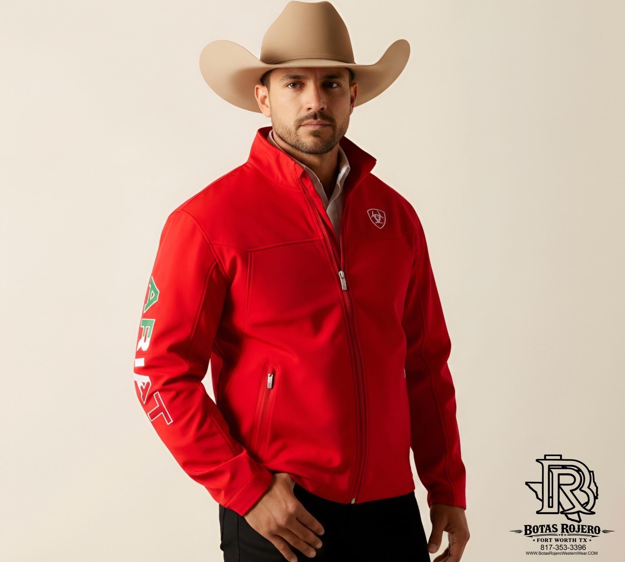 “ Bruce “ | MEN'S ARIAT WESTERN JACKET MEXICO RED  10033525