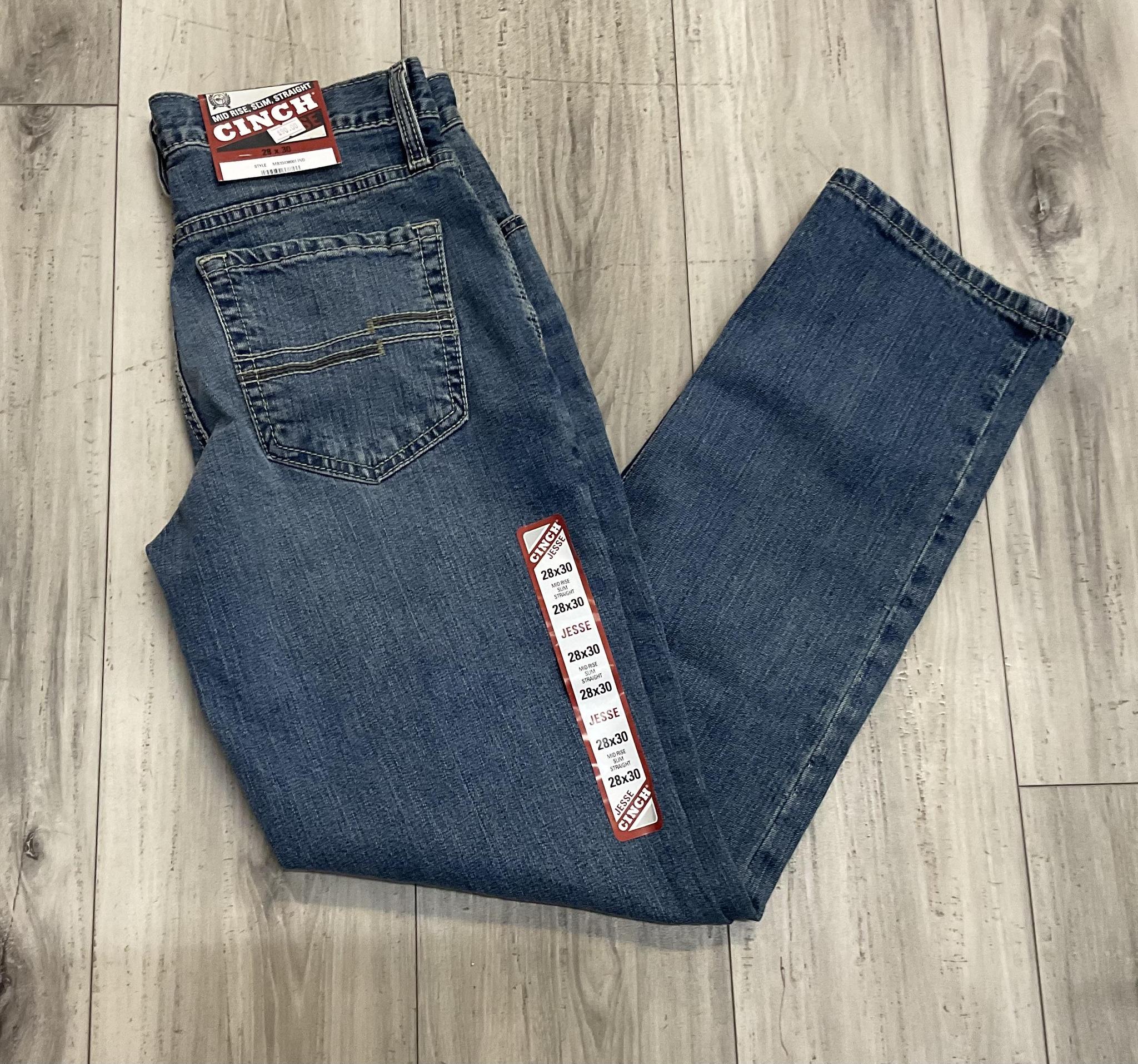 CINCH MEN’S JESS MEDIUM STONE  JEANS | MB33438001